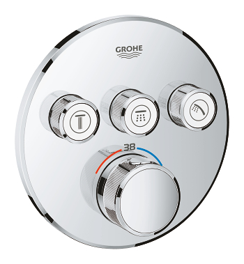 כיסוי חיצוני 5 דרך 29121000 GROHTHERM SMARTCONTROL כרום GROHE