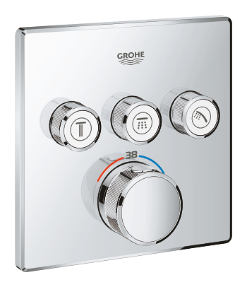 כיסוי חיצוני 5 דרך 29126000 GROHTHERM SMARTCONTROL כרום GROHE