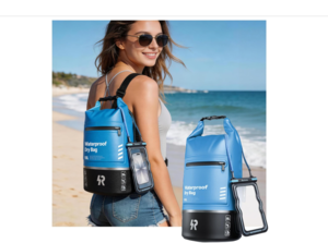 תיק גב אטום מים 10 ליטר +נרתיק לטלפון מתנה NATUREHIKE