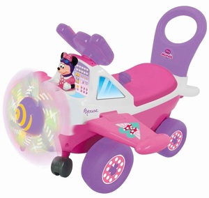 בימבה מטוס 2 ב 1 מנגנת ומאירה בדמות מיני מאוס