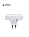 מנורת לילה חירום לד עם חיישן ומפסק OMEGA OM-night-3.7V-S במלאי