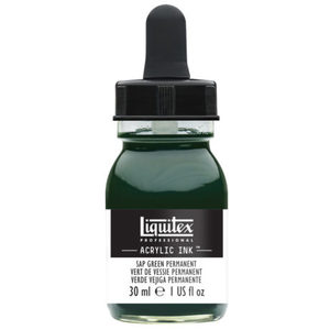 דיו אקריליק sap green LIQUITEX