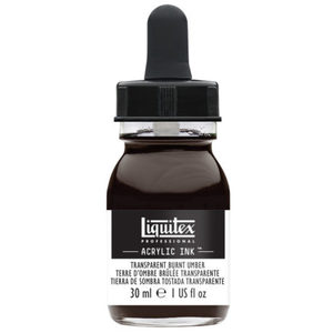  דיו אקריליק burnt umber LIQUITEX