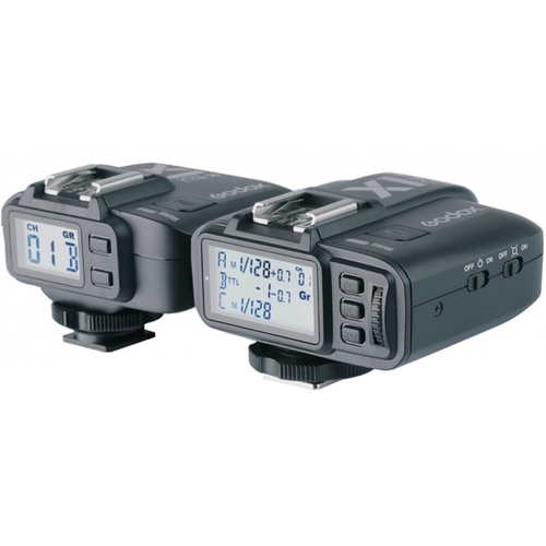 סט משדר מקלט Godox X1 TTL Trigger Transmitter + Receiver 