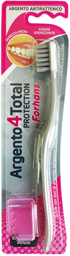 מברשת שיניים יוני כסף פורהנס - Forhans Argento 4 Total Toothbrush