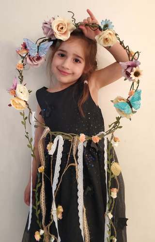 לוכד חלומות פרחוני