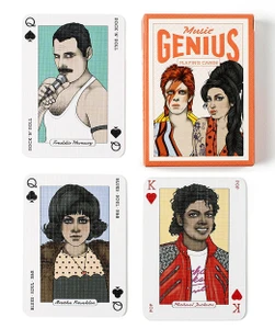 חבילת קלפים כוכבי מוסיקה Music Playing Cards