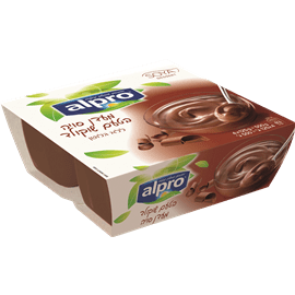 מעדן סויה שוקולד חלב- אלפרו (רביעייה)