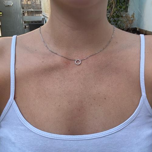 שרשרת מעגל החיים S מכסף 925 
