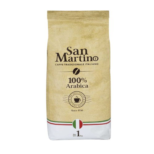 1 ק"ג פולי קפה San Martino 100% Arabica סאן מרטינו