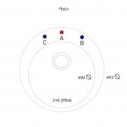 כיור גרניט יחיד - האלי