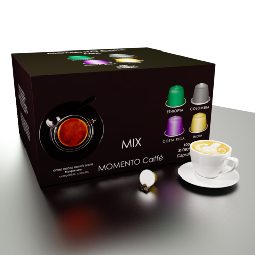 Espressomor ‏100 קפסולות לנספרסו ‏מיקס