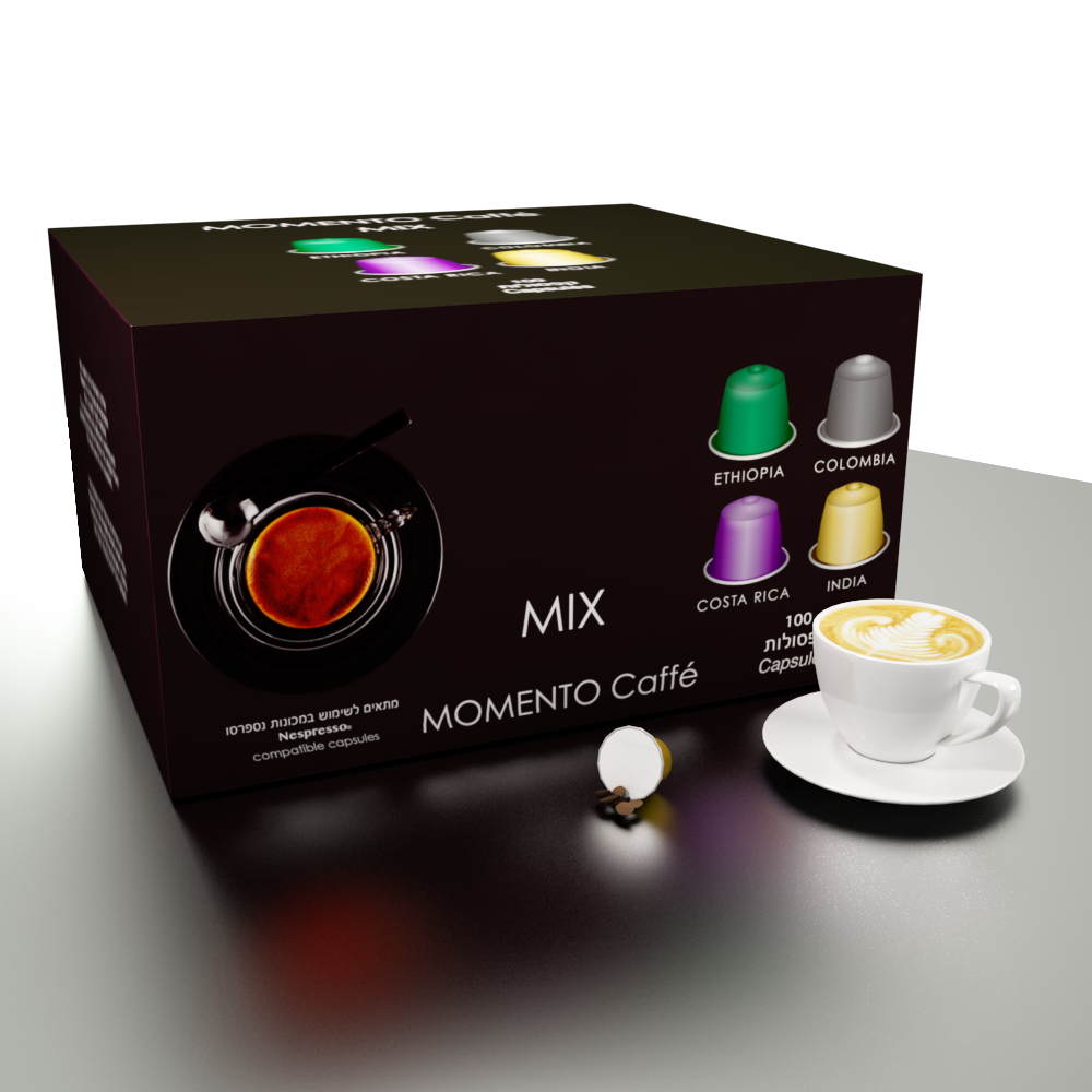 Espressomor ‏100 קפסולות לנספרסו ‏מיקס