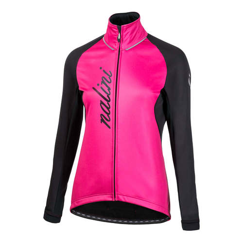 מעיל רכיבה נשים  AHW CRIT LADY JKT שחור-ורוד טרמי נגד רוח דוחה גשם מחמם ומנדף