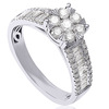 טבעת יהלומים אירוסין 1.02ct מזהב 14K