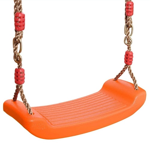 נדנדה לגינה ולחצר עם אפשרות שינוי אורך חבל - כתום