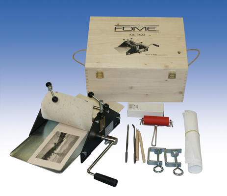 ערכה לימודית לתחריט ETCHING KIT בקופסת עץ