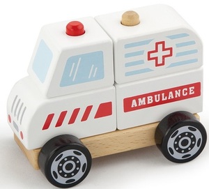אמבולנס מעץ 5 חלקים