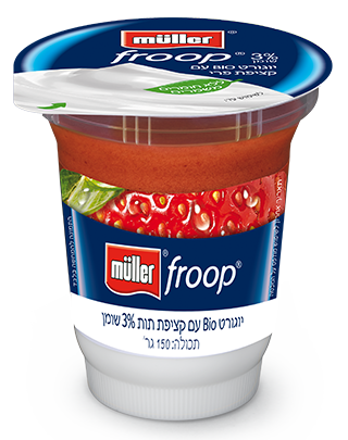 יוגורט froop בטעם תות 3%- מולר (150גר