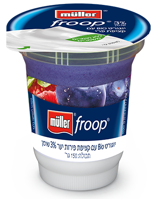 יוגורט froop עם פירות יער- מולר (150 מ"ל)