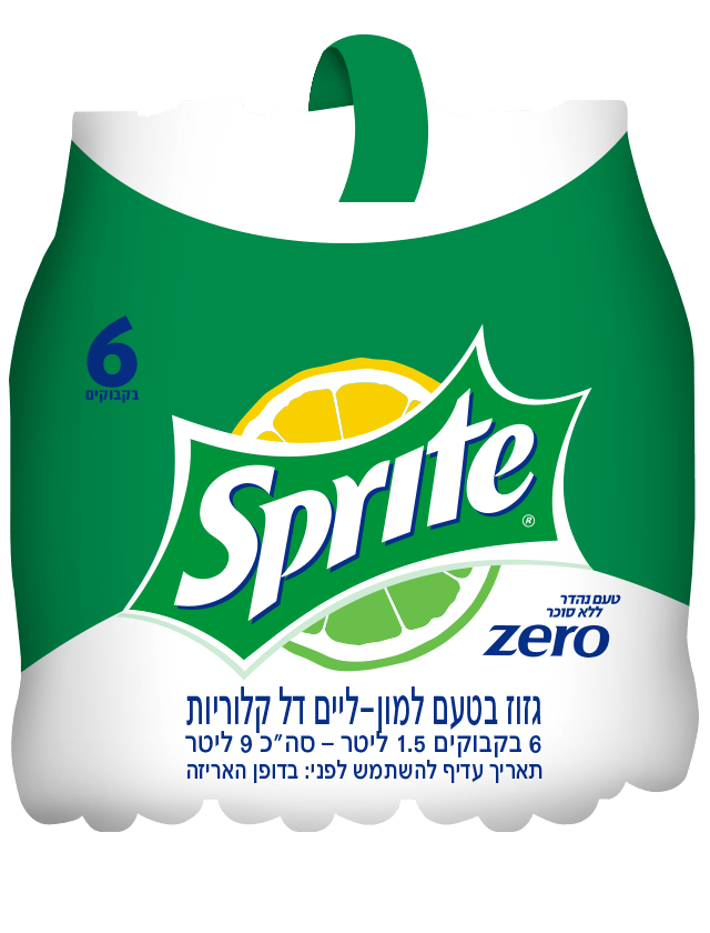 ספרייט זירו- (6*1.5 ליטר)