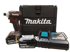 מברגת אימפקט נטענת + 2 סוללות 4 אמפר MAKITA DTD171MEAR 18V 