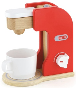 מכונת קפה אדומה לילדים + ספל 