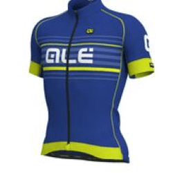 חולצה קצרה SALITA JERSEY כחול-צהוב אלסטית טכנית אולטרא לייט מתקדמת ומנדפת מאוד