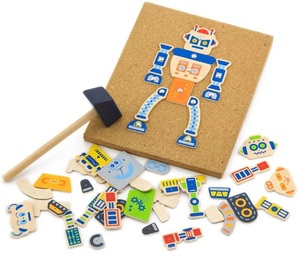 לוח שעם ליצירה הך פטיש - רובוט