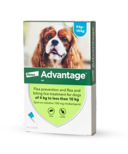 Advantage טיפות נגד פרעושים - טיפול בפרעושים וקרציות לכלבים