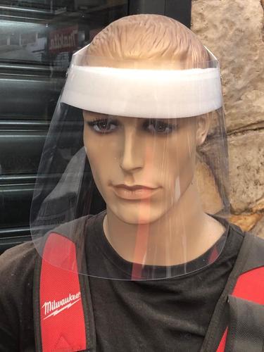 מגן פנים שקוף כולל רצועת ראש * זמין במלאי !