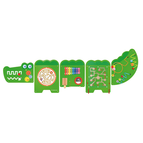 לוח פעיל לקיר תנין ענק