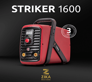 רתכת אינוורטר 160A חד פאזי עם 3 שנות אחריות STRIKER-1600 - זיקה ZIKA