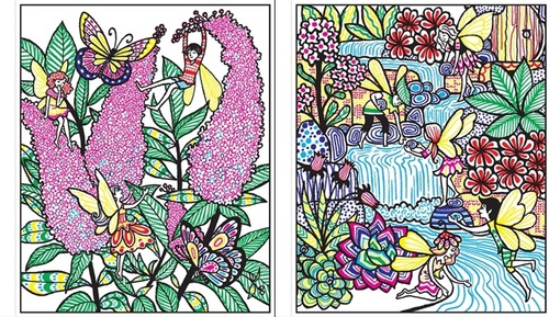 צביעת קסם - גני פיות