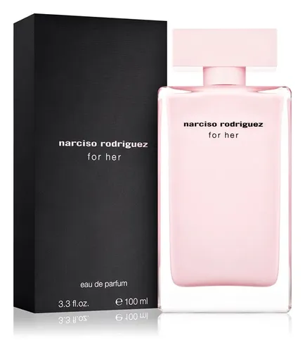 בקבוק נרסיסו שחור, Narciso Rodriguez For Her או דה פרפיום 100 מ"ל