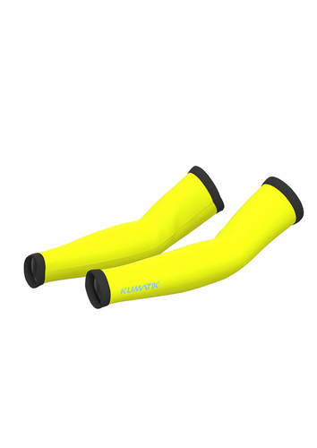 שרוולי ידיים חורף K-ATMO ARM צהוב פלורסנטי טרמיים נגד רוח דוחי מים מחמם ומנדף