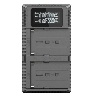 מטען USB כפול לסוללה NITECORE For Sony F550