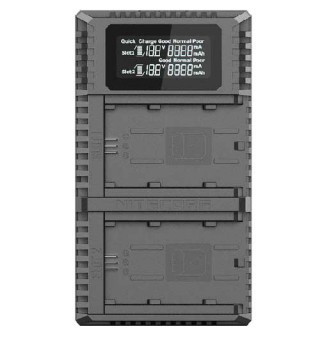 מטען USB כפול לסוללה NITECORE For Sony NP-FZ100