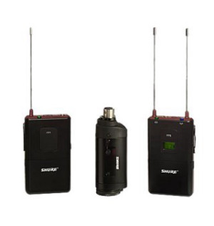 סט מקצועי מיקרפון XLR עם משדר ומקלט shure-fp135