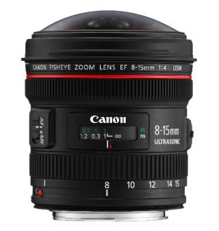 עדשה Canon EF 8-15mm f4L Fisheye USM