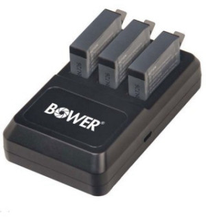 מטען ל-3 סוללות של GoPro HERO4  דגם BOWER AHDBT-401