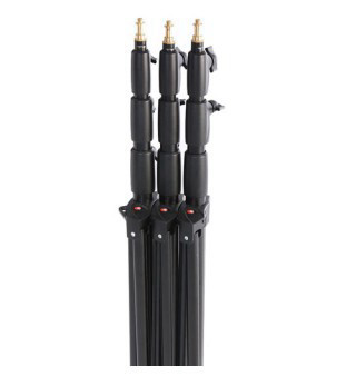 3 חצובות תאורה Manfrotto Master stand 1004