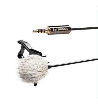 Saramonic SR-LMX1 Lavalier מיקרופון דש לסמארטפון