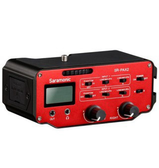 גריפ סאונד Saramonic SR-PAX2 Audio Adapter