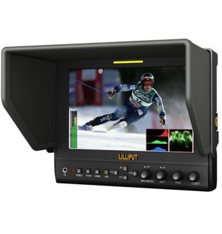 מסך Lilliput 7 advanced field monitor with hdmi out 663/o/p2