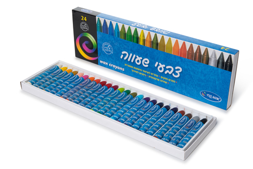 צבעי שעווה 24 שרוול
