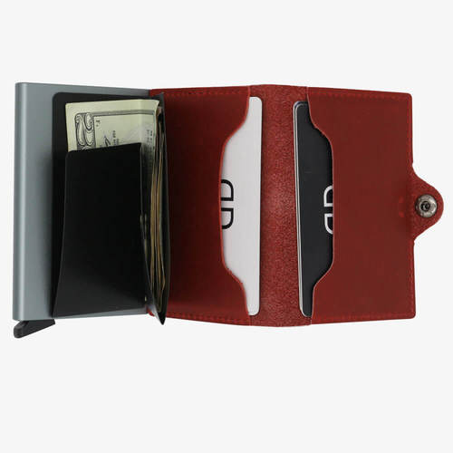 DCARD LEATHER RED