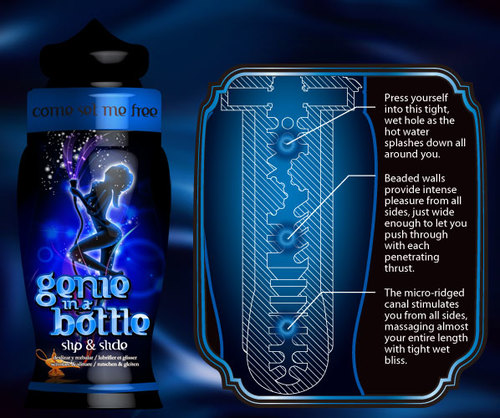 מיני פלשלייט Ginie In a Bottle - Slip and Slide 