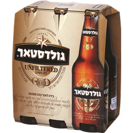 גולדסטאר לא מסוננת (6*330 מ"ל)