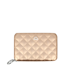 ארנק מרופד עם רוכסן לנשים מדגם QUILTED ZIPPER